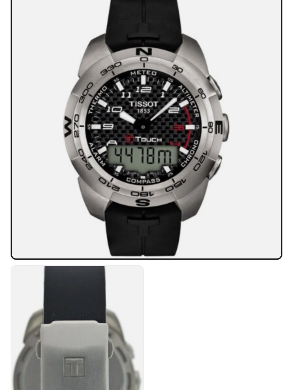 Tissot Men's T0134204720200 T-Touch Expert Watch
